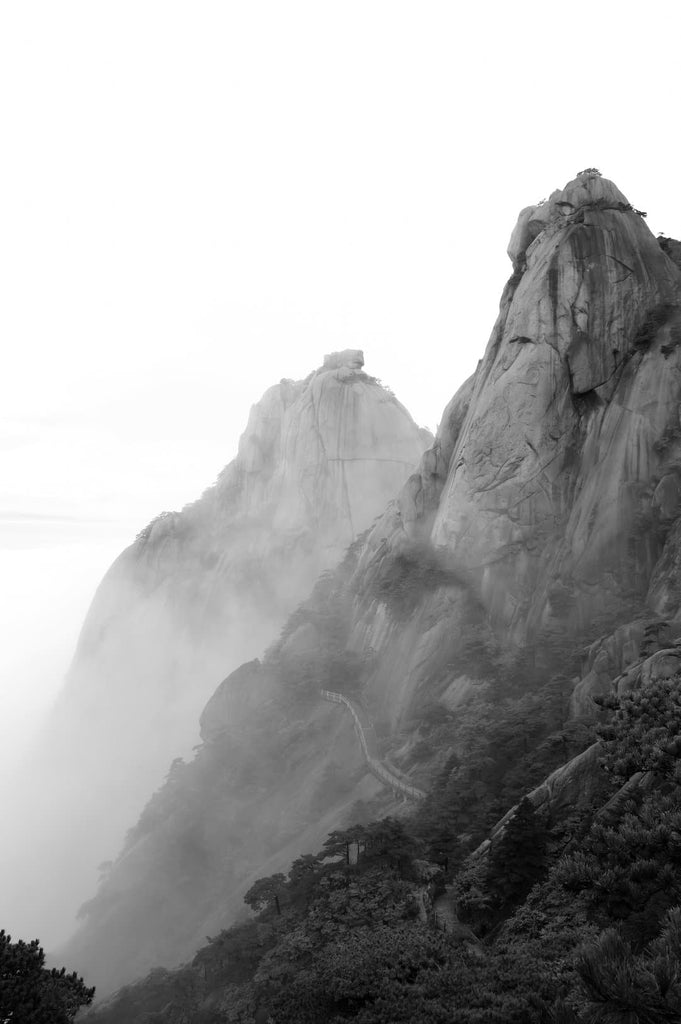Limited Edition, Fine Art Photo Print Art for sale by Paris photographer, Heidi Jean Studio Paris. Black and white landscape art. Original, minimalist art prints to decorate your interior spaces. 
